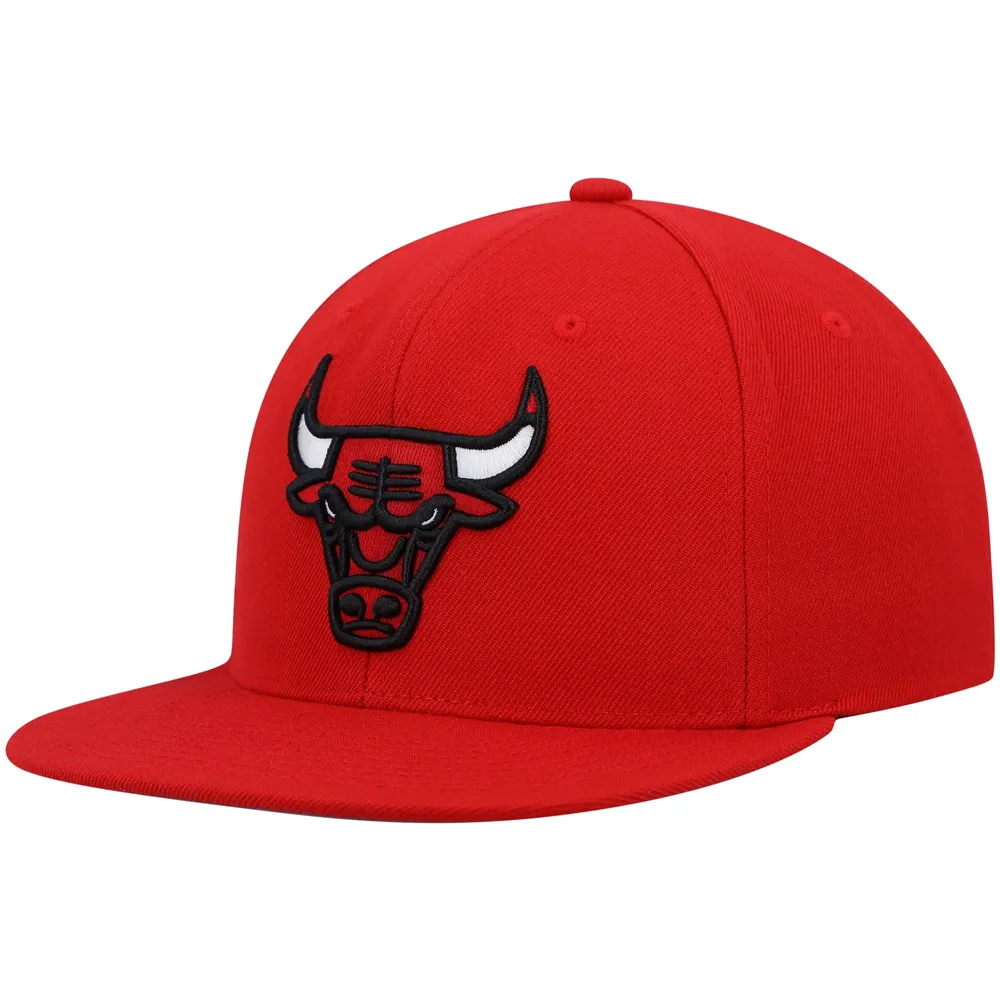 Casquette Snapback Mitchell & Ness Chicago Bulls Ground 2.0 rouge pour hommes