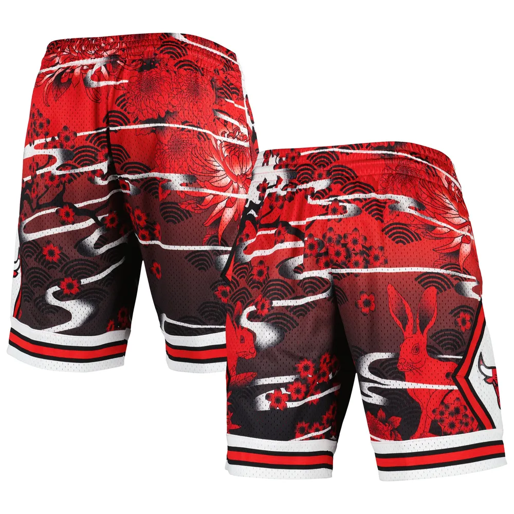 Short Swingman du Nouvel An lunaire des Chicago Bulls de Mitchell & Ness rouge pour hommes