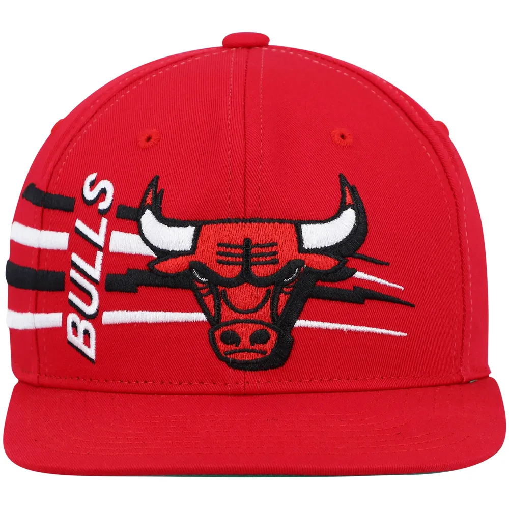 Casquette Snapback Chicago Bulls Retro Bolt Deadstock rouge Mitchell & Ness pour homme