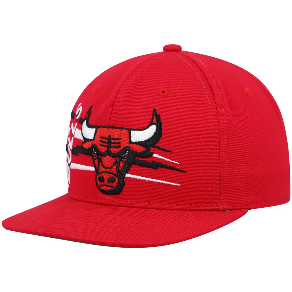 Casquette Snapback Chicago Bulls Retro Bolt Deadstock rouge Mitchell & Ness pour homme