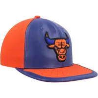 Men's Mitchell & Ness Royal/Orange Chicago Bulls Day One Snapback Hat