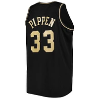 Men's Mitchell & Ness Scottie Pippen Black Chicago Bulls Big Tall Hardwood Classics 1997/98 Swingman Jersey