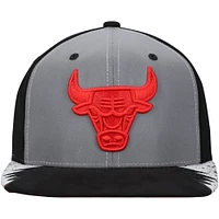 Casquette snapback Chicago Bulls jour 5 Mitchell & Ness pour homme, argent/gris