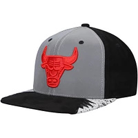 Casquette snapback Chicago Bulls jour 5 Mitchell & Ness pour homme, argent/gris