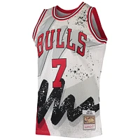 Men's Mitchell & Ness Toni Kukoc White Chicago Bulls Hardwood Classics 1995/96 Hyper Hoops Swingman Jersey