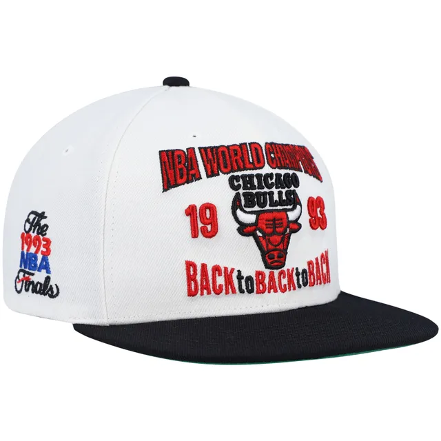 Mitchell & Ness Chicago Bulls 1991 NBA Finals Commemorative Snapback Hat -  White/Black