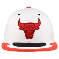 Casquette snapback blanche Chicago Bulls Day 4 Mitchell & Ness pour hommes