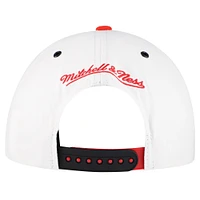 Casquette snapback blanche Chicago Bulls Day 4 Mitchell & Ness pour hommes