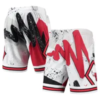 Lids Chicago Bulls Mitchell & Ness Hardwood Classic Authentic Shorts - Black /Red