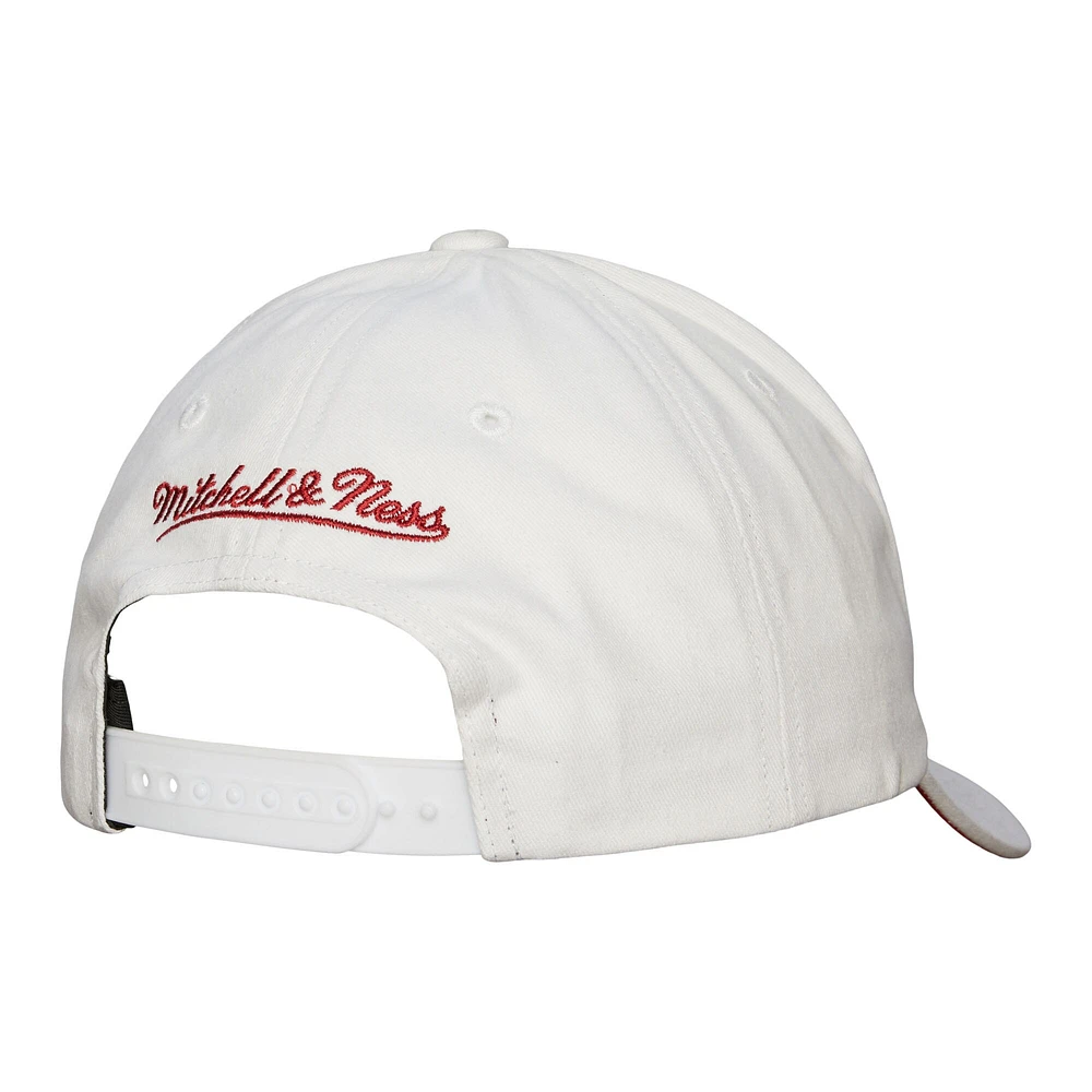 Casquette Chicago Bulls Hardwood Classics All In Retro Snapback blanche Mitchell & Ness pour homme