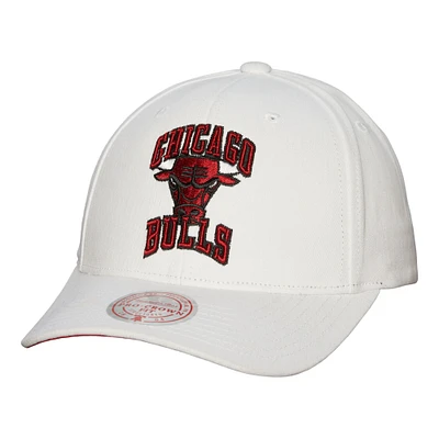 Casquette Chicago Bulls Hardwood Classics All In Retro Snapback blanche Mitchell & Ness pour homme