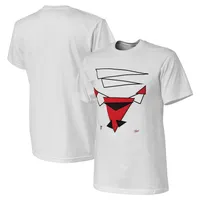 T-shirt sans identification de l'appelant NBA x Chicago Bulls pour homme, blanc naturel