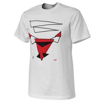 Men's NBA x Naturel White Chicago Bulls No Caller ID T-Shirt