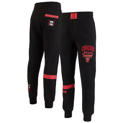 Men's NBA x Two Hype  Black Chicago Bulls Culture & Hoops Collection Premium Jogger Pants