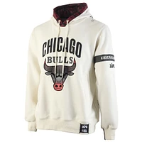 Men's NBA x Two Hype  Cream Chicago Bulls Culture & Hoops Collection Premium Pullover Hoodie