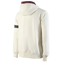 Men's NBA x Two Hype  Cream Chicago Bulls Culture & Hoops Collection Premium Pullover Hoodie
