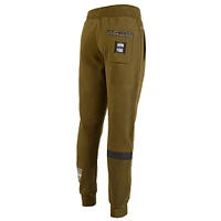 Pantalon de jogging NBA x Two Hype pour homme, collection Chicago Bulls, vert olive, qualité supérieure
