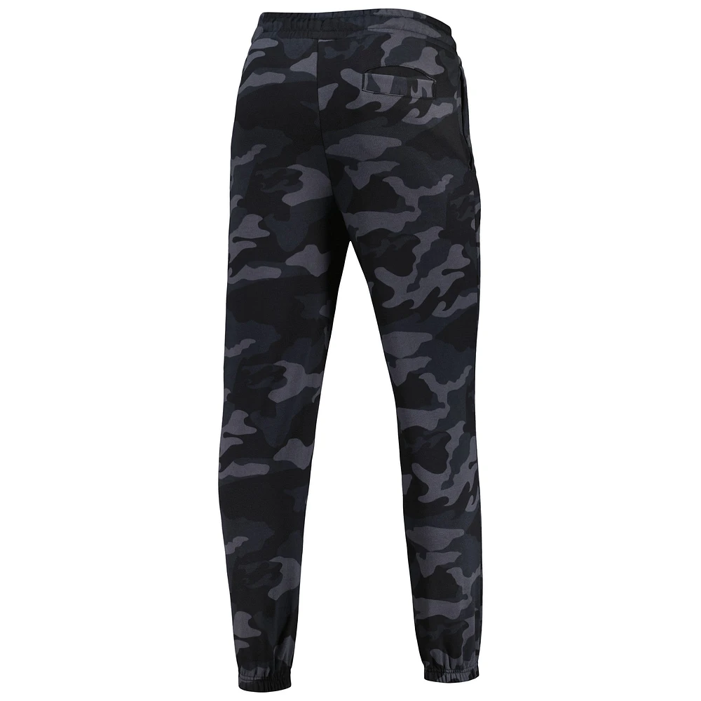 Men's New Era Black/Camo Chicago Bulls Tonal Joggers