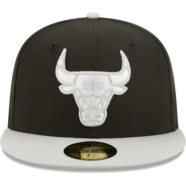 New Era Men's New Era Gray Chicago Bulls Color Pack 59FIFTY Fitted Hat