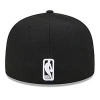 Casquette ajustée 59FIFTY Chicago Bulls noire New Era pour homme