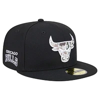 Casquette ajustée New Era Chicago Bulls Camo Print UV 59FIFTY pour homme