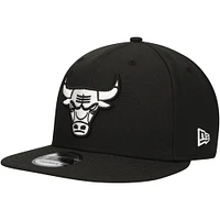 NWE BULLS NOIR 24 NBA NWE BW BACK CHAINTITCH SNAPBACK 9FIFTY HATMENSNP