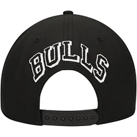 NWE BULLS NOIR 24 NBA NWE BW BACK CHAINTITCH SNAPBACK 9FIFTY HATMENSNP