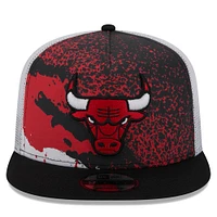 Casquette Snapback 9FIFTY Chicago Bulls Court Sport Speckle New Era noire pour homme