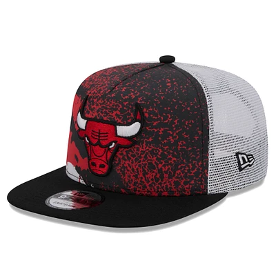 Casquette Snapback 9FIFTY Chicago Bulls Court Sport Speckle New Era noire pour homme