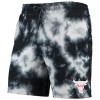 NWE BULLS NOIR HOMME FLEECE TIE DYE SHORT SHTMEN