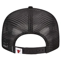 Men's New Era Black Chicago Bulls Meshback 9FIFTY Snapback Hat