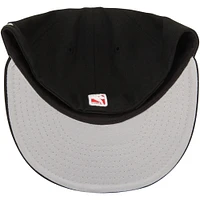 Men's New Era Black Chicago Bulls Official Team Color 59FIFTY Fitted Hat