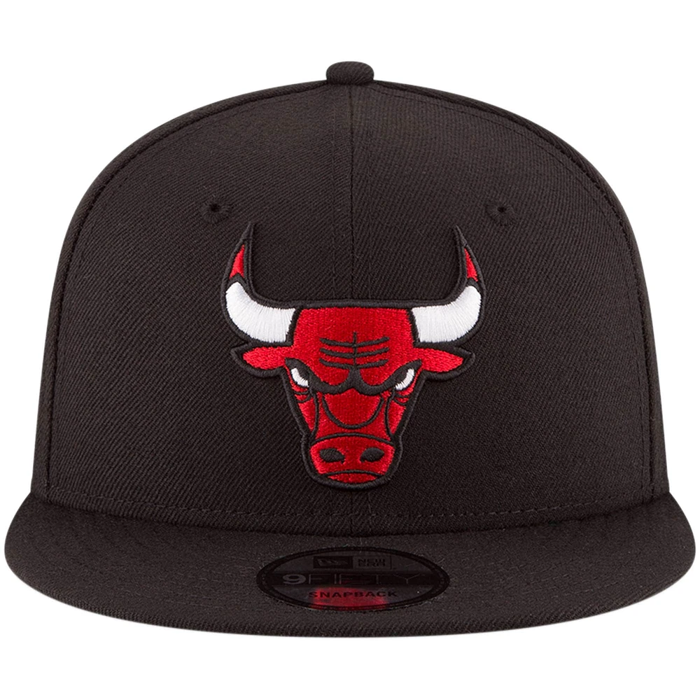 Men's New Era Chicago Bulls Official Team Color 9FIFTY Snapback Hat