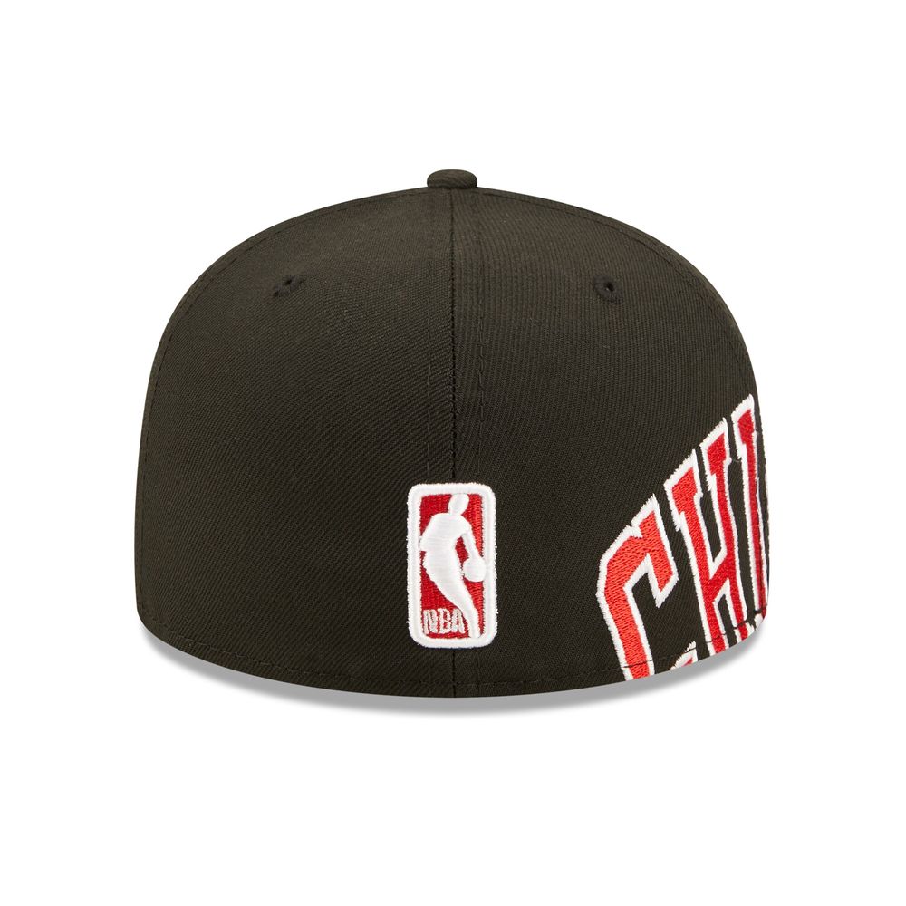 New Era Chicago Bulls Side Split 59Fifty Men's Fitted Hat Black