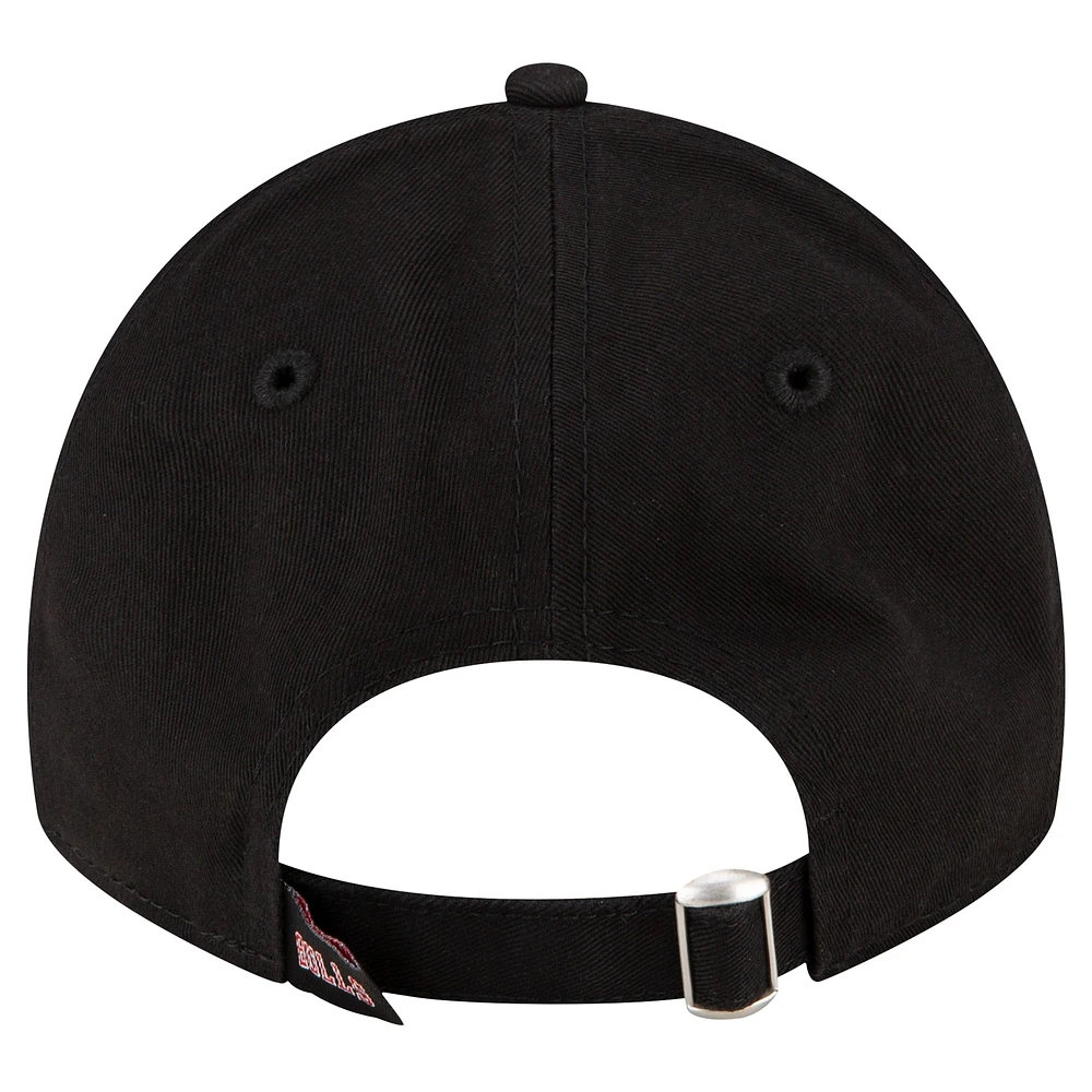 Men's New Era Black Chicago Bulls Team 2.0 9TWENTY Adjustable Hat
