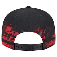 Casquette à visière noire New Era Chicago Bulls Tip-Off 9FIFTY pour homme