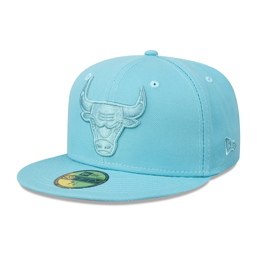 Men's New Era Blue Chicago Bulls Color Pack 59FIFTY Fitted - Hat