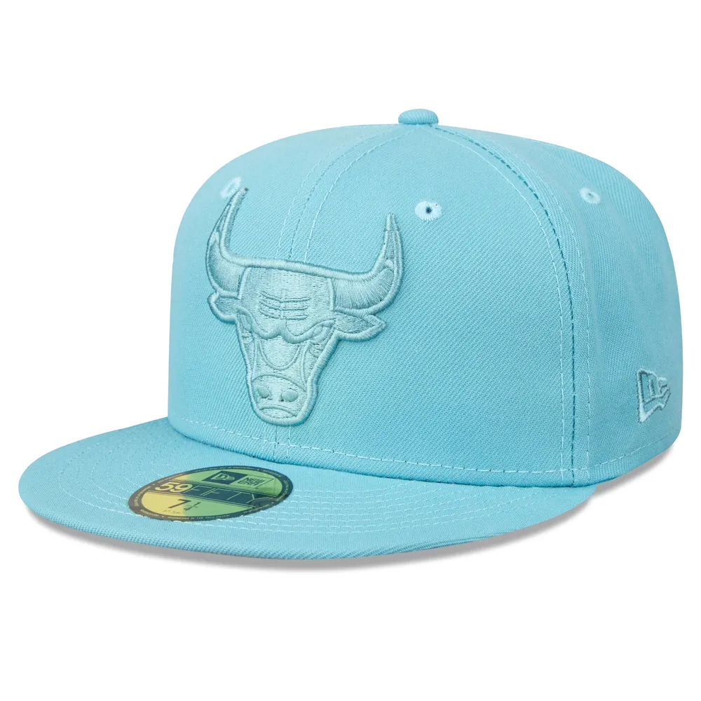 Chicago Bulls New Era Two-Tone Color Pack 59FIFTY Fitted Hat - Purple/Teal