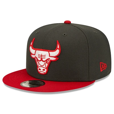 Men's New Era Charcoal Chicago Bulls Steel Clouds Two-Tone Color Pack - 9FIFTY Snapback Hat