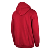 Men's New Era Chicago Bulls Red Tip-Off Collection Pullover Hoodie