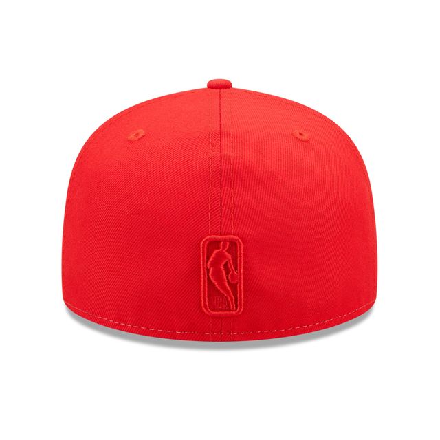 Casquette ajustée New Era pour homme Chicago Bulls Cork Two-Tone 59FIFTY crème/rouge