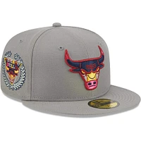 Casquette ajustée 59FIFTY Chicago Bulls Colour Pack pour homme New Era grise