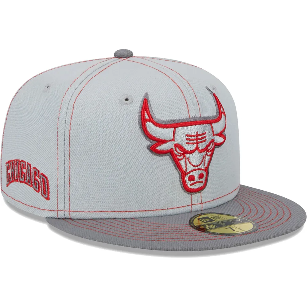 Mitchell & Ness Chicago Bulls Snapback Hat Cap Light (Pastel) Pink/Black