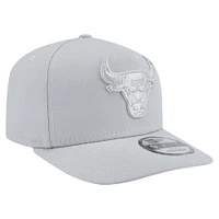Men's New Era  Gray Chicago Bulls Colorpack A-Frame Pinch Front 9FIFTY Snapback Hat