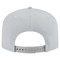 Men's New Era  Gray Chicago Bulls Colorpack A-Frame Pinch Front 9FIFTY Snapback Hat