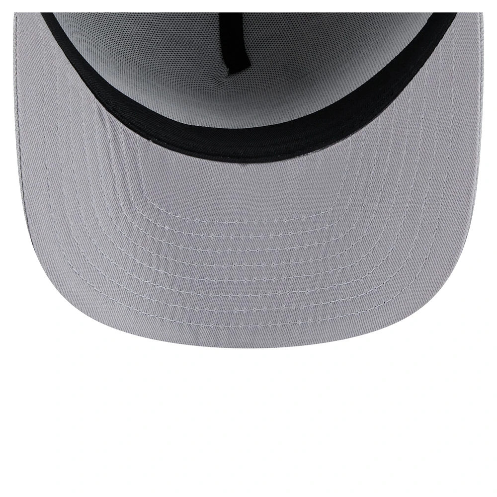 Men's New Era  Gray Chicago Bulls Colorpack A-Frame Pinch Front 9FIFTY Snapback Hat