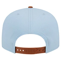 Men's New Era Light Blue/ Chicago Bulls 2-Tone Color Pack 9FIFTY Snapback Hat