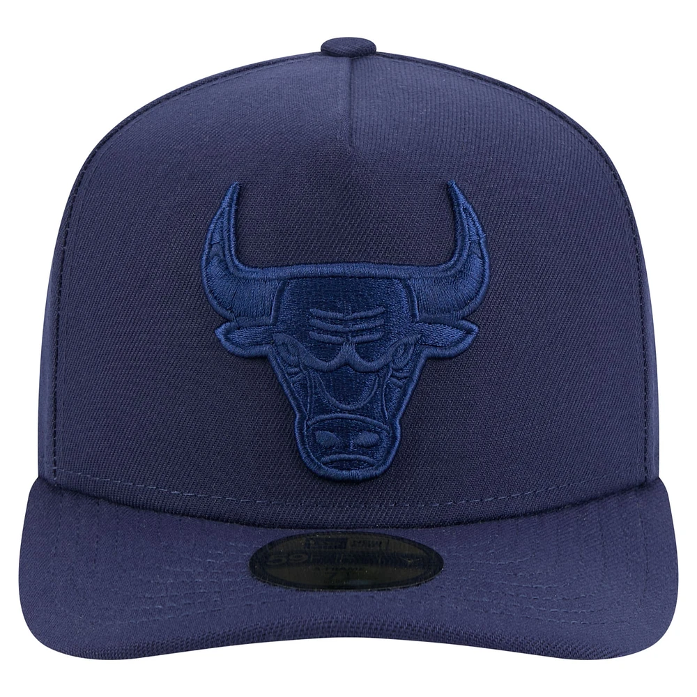 Casquette ajustée 59FIFTY Chicago Bulls Colorpack A-Frame pour homme New Era bleu marine