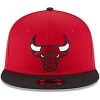 Men's New Era Red/Black Chicago Bulls 2-Tone 9FIFTY Adjustable Snapback Hat