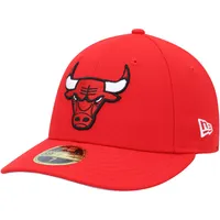 Casquette ajustée 59FIFTY Low Profile de l'équipe des Chicago Bulls New Era pour homme, rouge